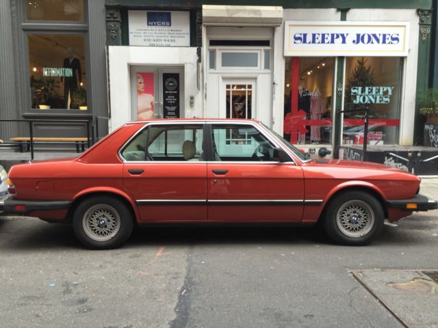 1982 BMW 5-Series
