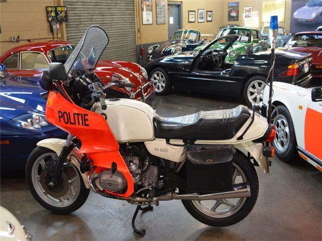 1988 BMW Motorcycle R65 Dutch Police Bike --