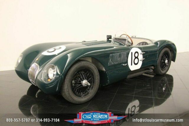 1953 Jaguar C-Type Alloy Race Car --