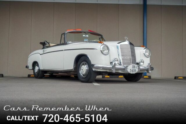 1957 Mercedes-Benz 200-Series Cabriolet Well-Documented Survivor w/Original Wood