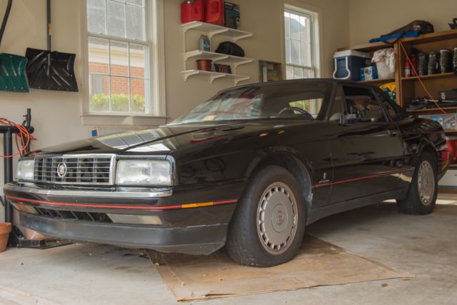 1992 Cadillac Allante Black Leather