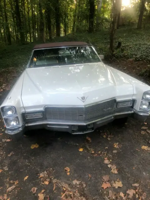 1968 Cadillac DeVille White