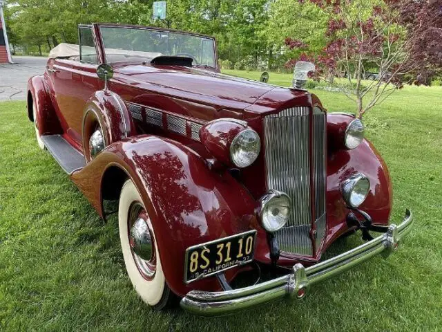 1937 Packard Model 1501 CONVERTIBLE SURVIVOR BARN FIND