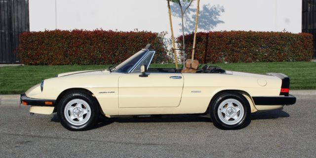 1988 Alfa Romeo Spider Veloce Pininfarina, 76k Orig, One Owner