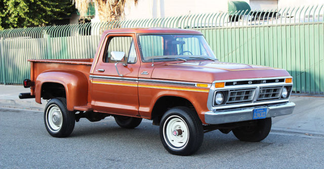 1977 Ford F-150 4x4, Short-bed, Step-side, California