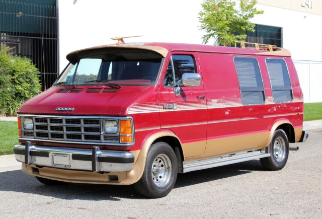 1988 Dodge Ram Van 100% Rust Free, One Owner,  Conversion Van