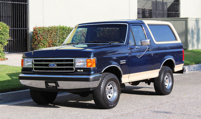 1990 Ford Bronco 4x4 Eddie Bauer, California Bronco