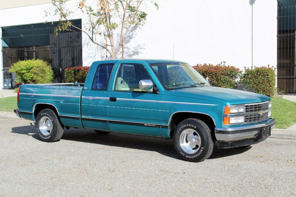 1993 Chevrolet Silverado 1500 Ext Cab, 100%Rust Free,NO RESERVE(310)259-5383