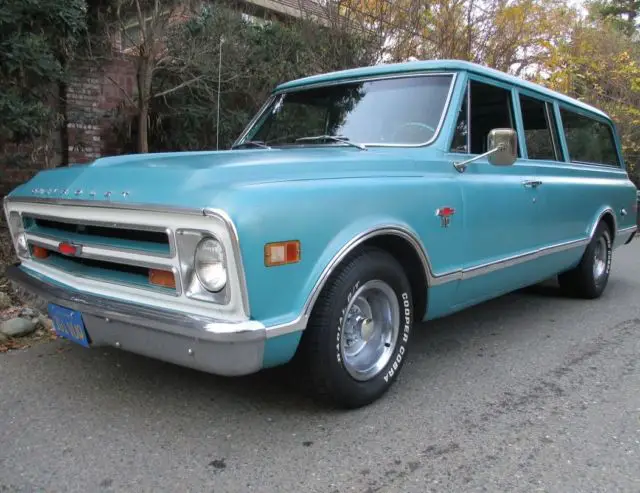 1968 Chevrolet C-10 Suburban CA Survivor V8 AT PS PB 3 Seat Clambshell