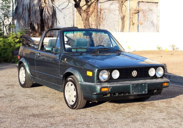 1991 Volkswagen Cabrio Etienne Angier Edition, Extremely Rare, No Reserve