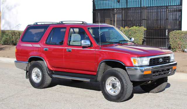 1993 Toyota 4Runner SR5, 4x4, California Original, 100% Rust Free