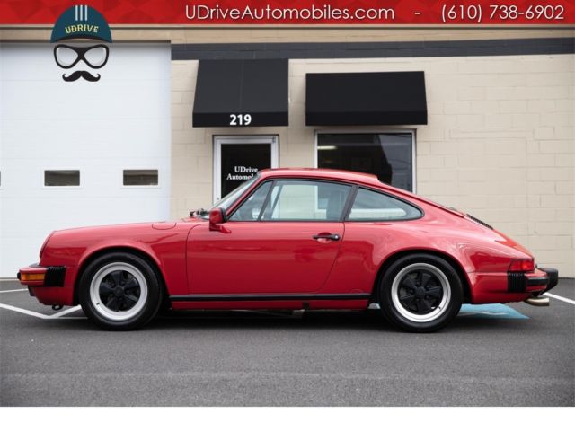 1987 Porsche 911 Carrera Carmine Red Service History