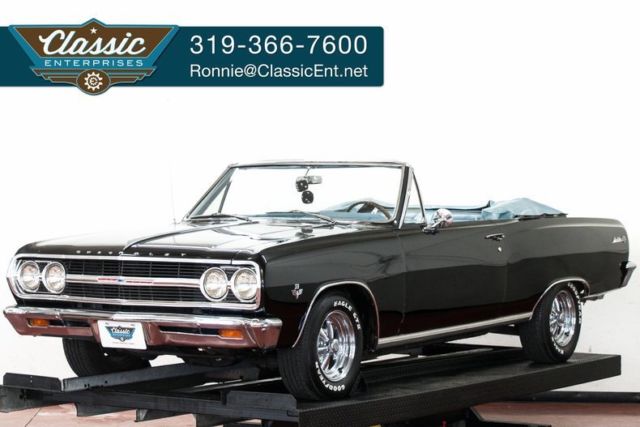 1965 Chevrolet Malibu Convertible with bucket seats and power steering