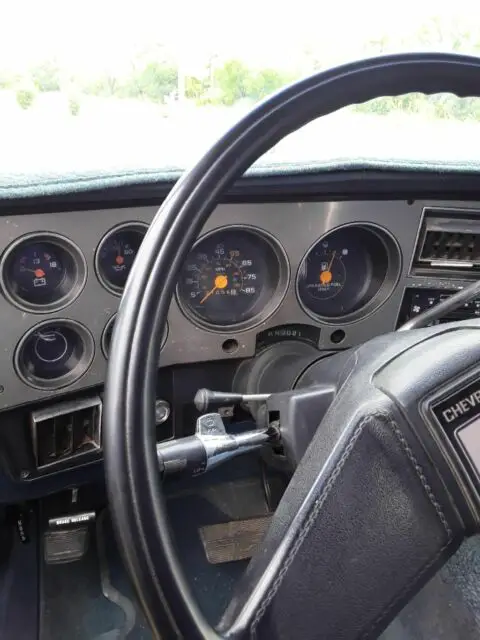 1987 Chevrolet Pickup Blue and silver