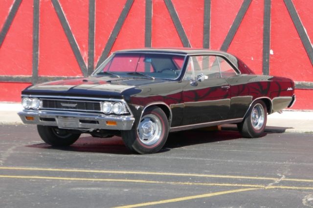 1966 Chevrolet Chevelle -TUXEDO BLACK-VERY CLEAN WITH LOW MILES - SEE VIDE