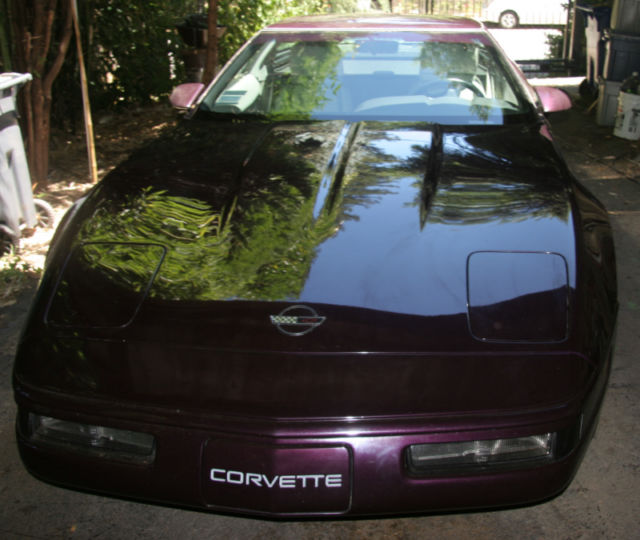 1992 Chevrolet Corvette Silver Wheels