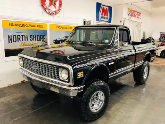 1971 Chevrolet Other Pickups -K10-SHORTBED ARIZONA 4X4 JET BLACK 350/350-VIDEO