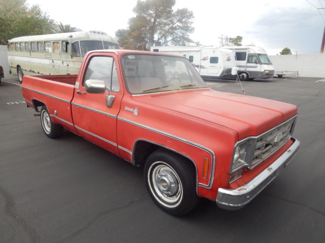 1978 Chevrolet C-10 C10 SILVERADO 250 INLINE 6 4SP 1978 ORIGINAL TRUCK