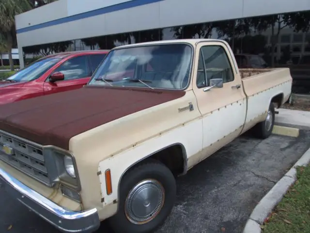 1978 Chevrolet C-10 tan white