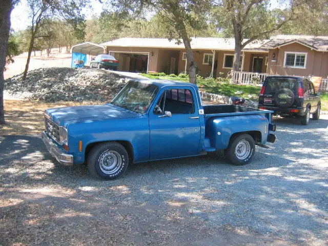 1978 Chevrolet C-10 blue