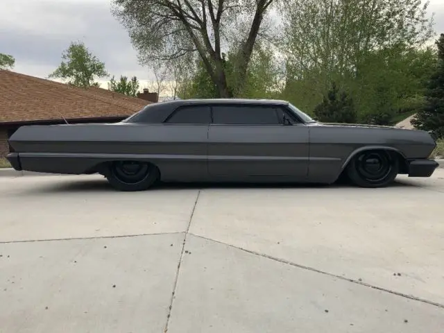 1963 Chevrolet Impala Gloss Black powder coat brite work