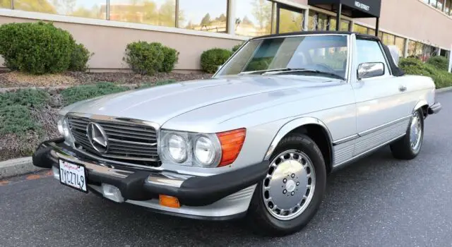 1989 Mercedes-Benz SL-Class Black and Chrome