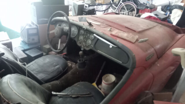 1958 Triumph TR3 luggage rack, wire wheels