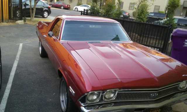 1968 Chevrolet El Camino red/orange