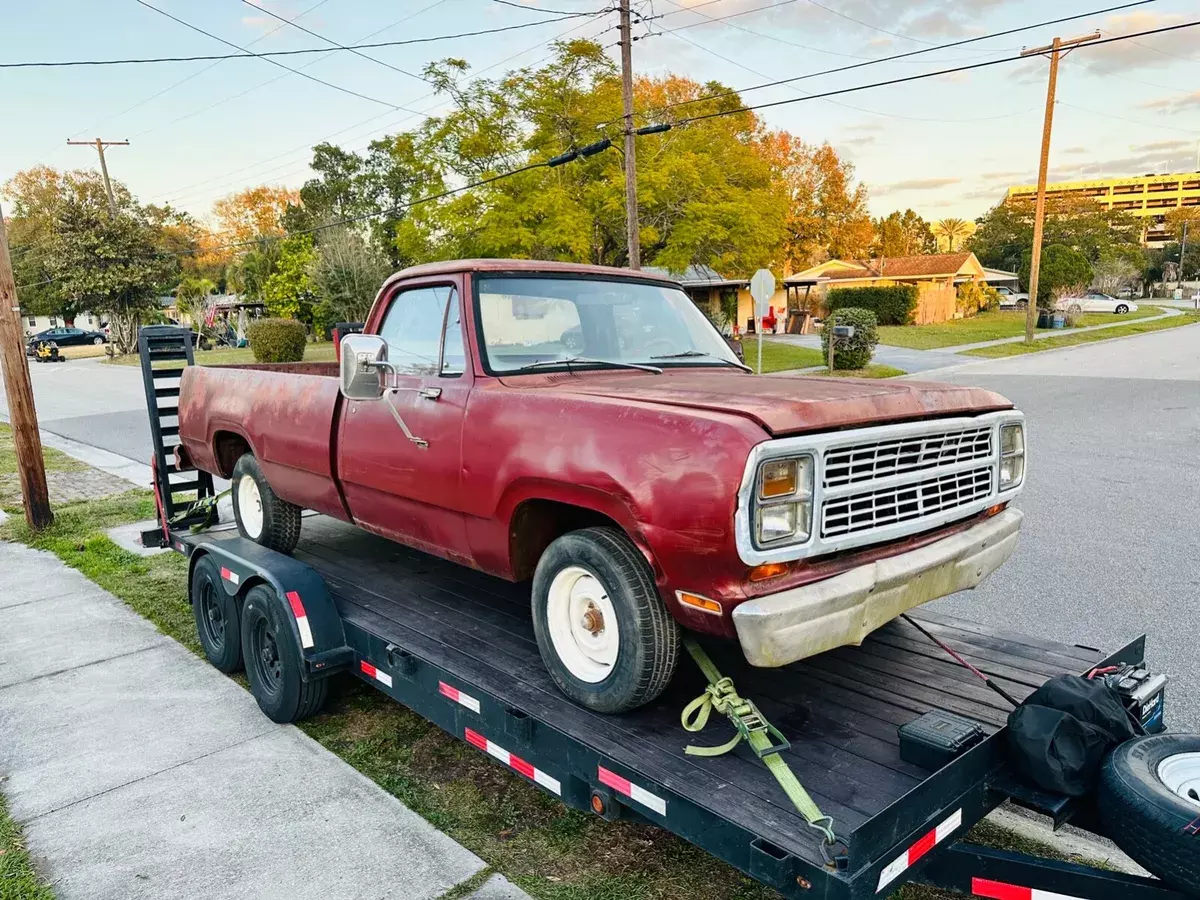 1979 Dodge Other Pickups Custom 318 V8 Project Truck A/C P/S P/B Long 34k Miles