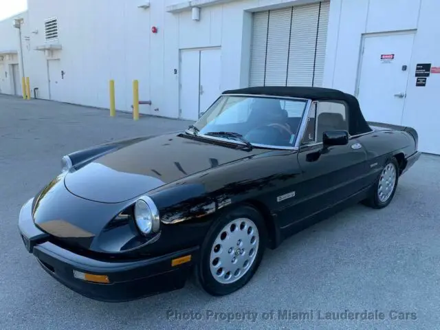 1987 Alfa Romeo Spider Quadrifoglio Convertible