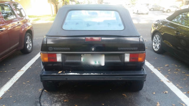 1987 Volkswagen Cabrio Base Convertible 2-Door