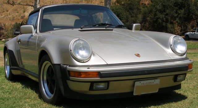 1989 Porsche 930 Turbo Cabriolet