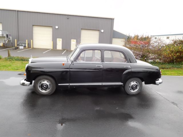 1960 Mercedes-Benz 190-Series red leather