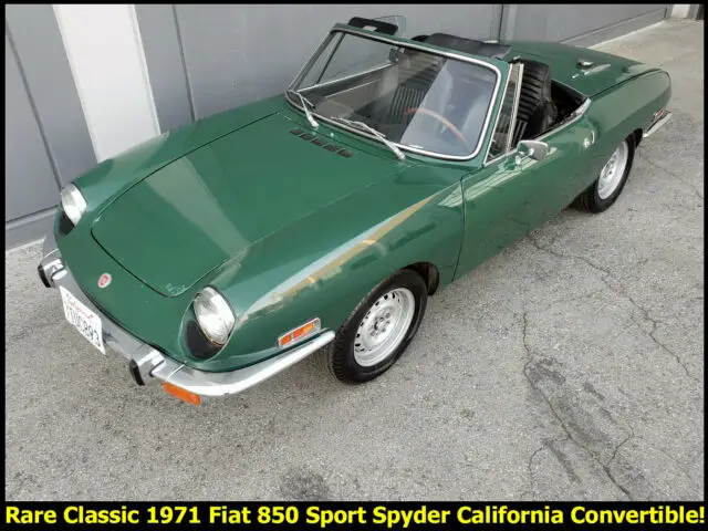 1971 Fiat 850 sport spyder