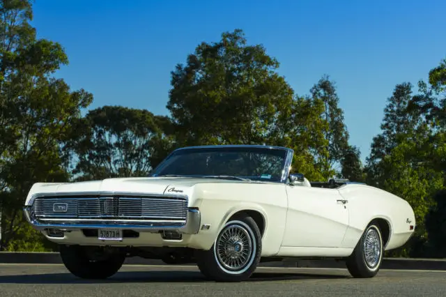 1969 Mercury Cougar WHITE