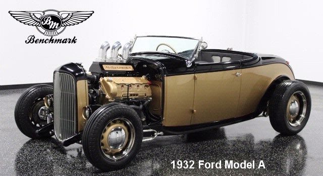 1932 Ford Model A '32 FORD RIGHT HAND DRIVE 5.4L CUSTOM TRI-POWER STEEL BODY