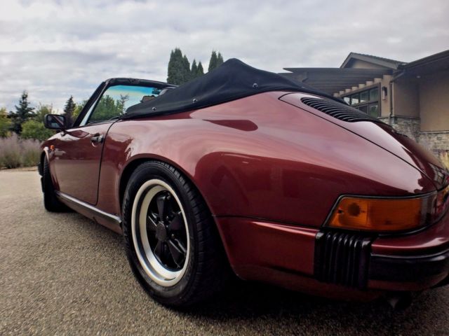 1986 Porsche 911 Carrera Convertible 2-Door