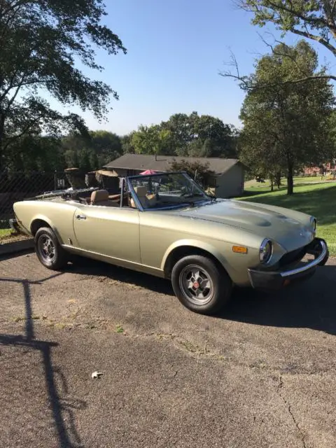 1979 Fiat 124 Spider Convertible