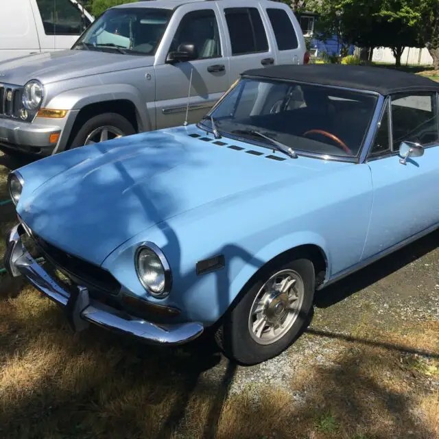 1974 Fiat 124 Spider Crome