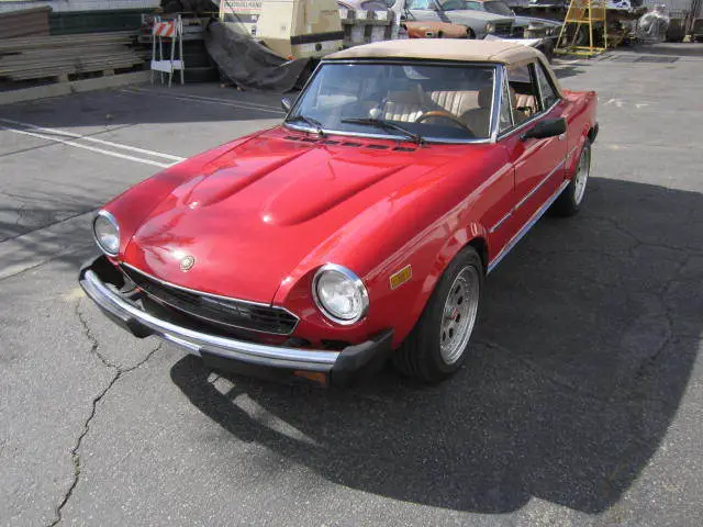 1980 Fiat 124 Spider