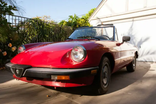 1989 Alfa Romeo Spider Spider Graduate Convertible