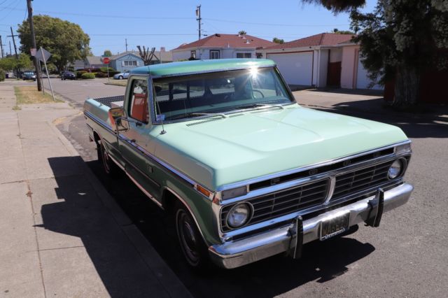 1973 Ford F-100 Light Green