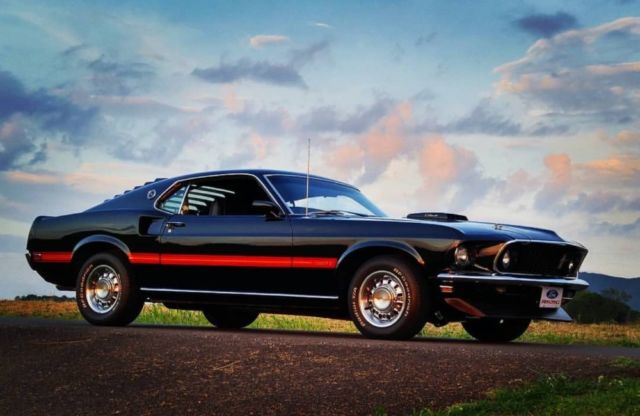 1969 Ford Mustang -MACH 1-FACTORY R CODE COBRA JET 428-DULUXE MARTI