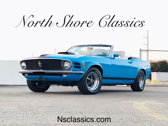 1970 Ford Mustang -SHAKER MARTI REPORT CONVERTIBLE RESTORED MAGNUM W