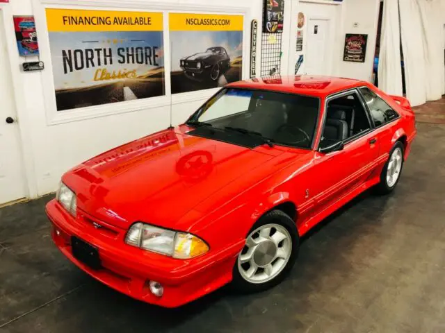 1993 Ford Mustang -SVT COBRA 30k MILES-CLEAN AUTOCHECK-4 OWNER-HATCH