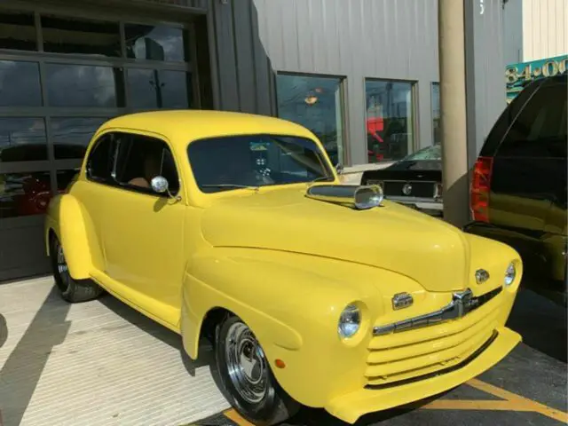 1946 Ford Supercharged Coupe hot rob blower v8