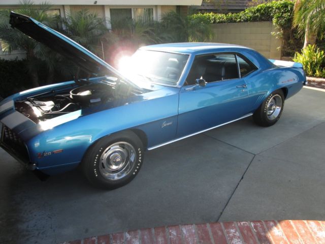 1969 Chevrolet Camaro Inspected Restored Original Z/28