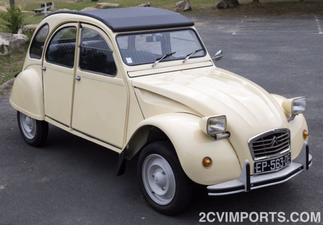 Fully-Restored Beige Citroen 2cv with Galvanized Chassis for sale ...