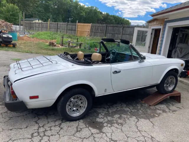 1979 Fiat 124 Spider Black