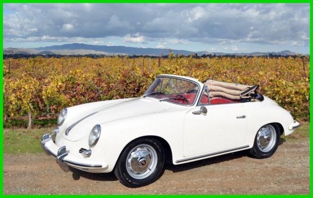 1962 Porsche 356 356B 1600 T6 REUTTER CABRIOLET